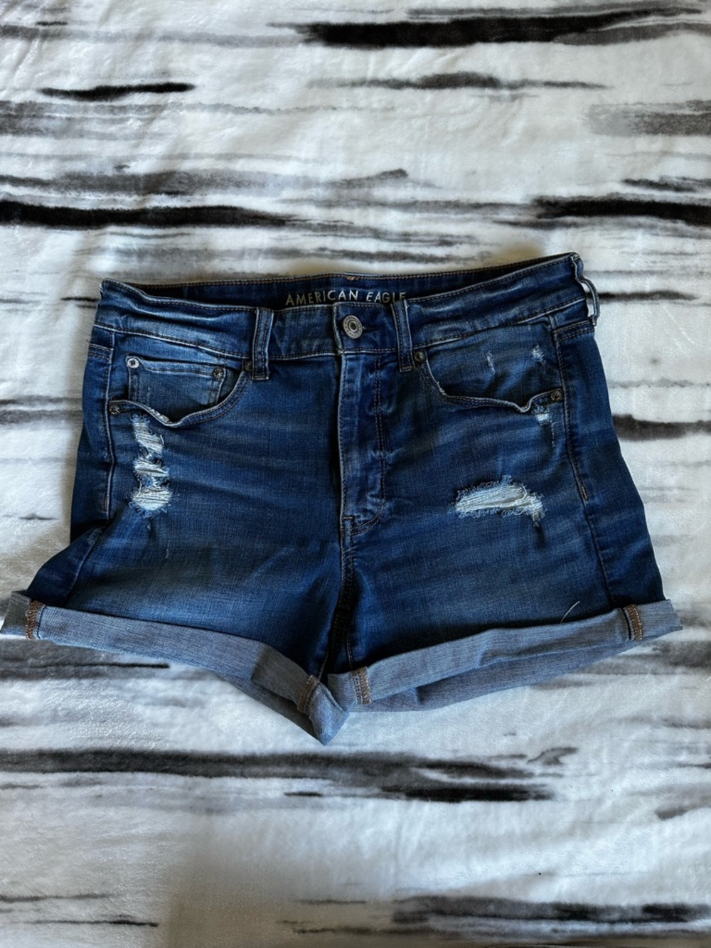 American Eagle Distressed Denim Shorts